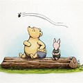 Old-Fashioned Winnie the Pooh and Piglet