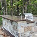Outdoor BBQ Concrete Countertops