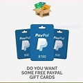 PayPal 100 Dollar Gift Card