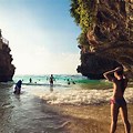 People Bali Indonesia Beach