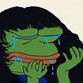 Pepe Frog Hair Crying