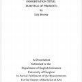 PhD Thesis in English Literature