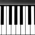 Piano Keyboard Front View
