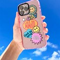 Pink Sticker Collage Phone Case