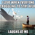 Pontoon Sinking Boat Meme