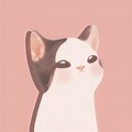 Pop Cat Meme Pink Art