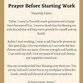 Prayer Before Starting Office
