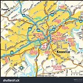 Printable Map of Knoxville TN