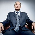 Putin Sitting Side View