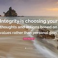 Quotes About Integrity and Morals