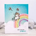 Rainbows and Unicorns Card Sleeves