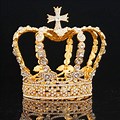 Real Gold King Crown