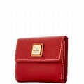 Red Dooney Bourke Pebble Grain Small Lexington with Mathcihing Wallet