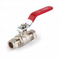 Red Lever Handle Ball Valve
