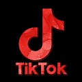 Red and Black Tik Tok Logo