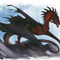 Red and Black Wyvern