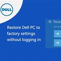 Reset Dell to Factory Settings