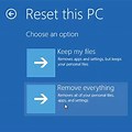 Reset This PC in Settings