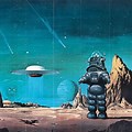 Retro-Futuristic Sci-Fi Wallpaper
