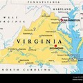 Richmond VA On a Map 50 States