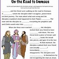 Road to Emmaus Activities for Kids