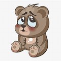 Sad Teddy Bear Emoji