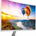 Samsung 32 Monitor Glossy White Curved