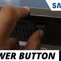Samsung Series 6 TV Power Button
