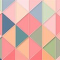Seamless Pink Geometric Pattern