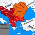 Serbian Empire Map