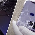 Shattered iPhone Front and Back