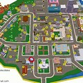 Simpsons Hit and Run Collectibles Map