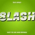Slash Text Design