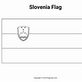 Slovenia Flag Blank Printable