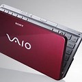 Sony Vaio Red Mini Laptop