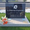 South Korea Internet Explorer Grave