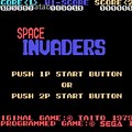 Space Invaders Title Screen
