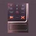 Stainless Steel Microwave Button Stickers