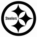 Steelers Logo Black White