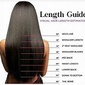 Straight Hair Length Chart