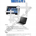 Tablet vs Laptop Computer Worksheet