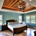 Tambour Wood Tray Ceiling