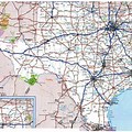 Texas Highway Road Map