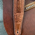 Tooled Leather Guitar Strap
