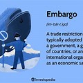 Trade Embargo Examples