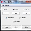 Turn Off Computer Timer
