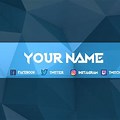 Twitch Banner Blank PNG