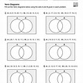 Union and Intersection of Sets Activity Sheets