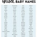 Unique Gender-Neutral Baby Names