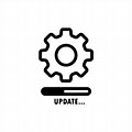 Upgrade Icon with White Background